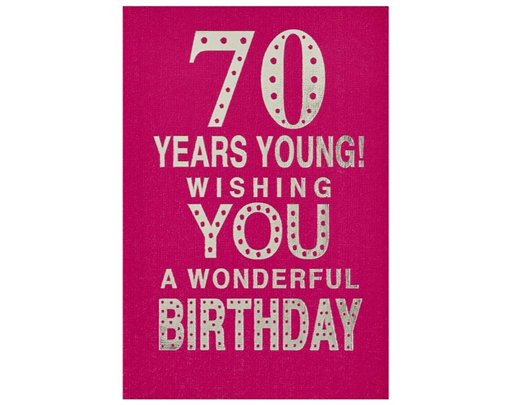 C50 70TH FEMALE MILESTONE AGES 6S