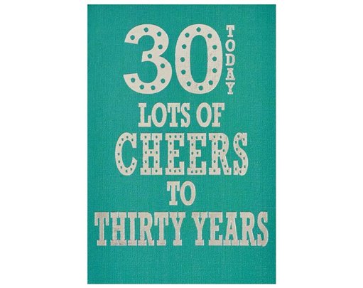 C50 30TH MALE MILESTONE AGES 6S
