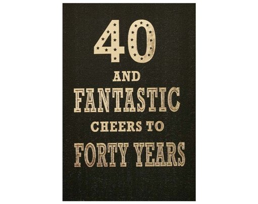 C50 40TH MALE MILESTONE AGES 6S
