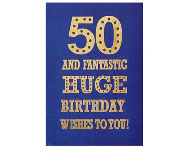 C50 50TH MALE MILESTONE AGES 6S