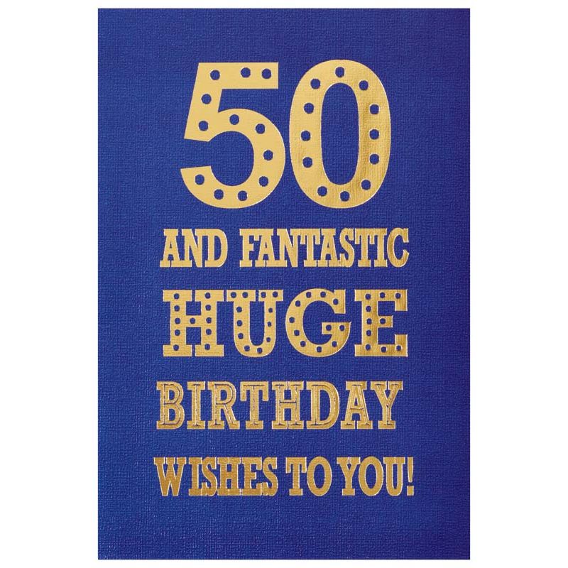 C50 50TH MALE MILESTONE AGES 6S