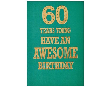 C50 60TH MALE MILESTONE AGES 6S
