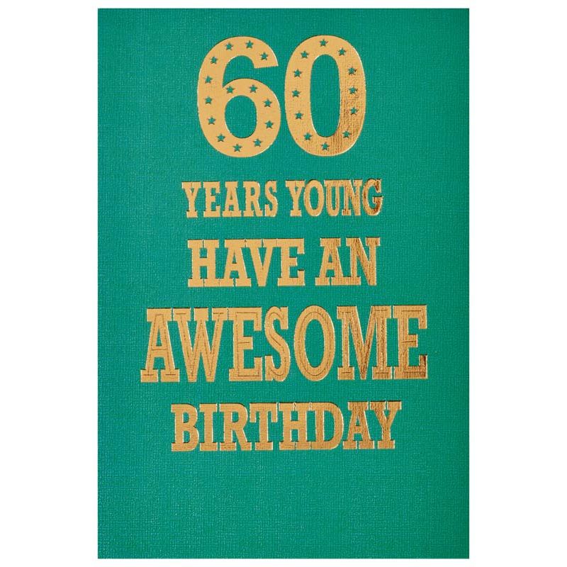 C50 60TH MALE MILESTONE AGES 6S