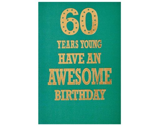 C50 60TH MALE MILESTONE AGES 6S