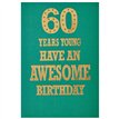 C50 60TH MALE MILESTONE AGES 6S