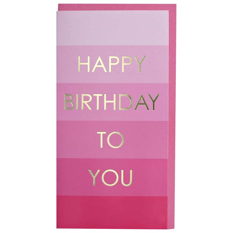 BIRTHDAY PINK MONEY WALLET 12S