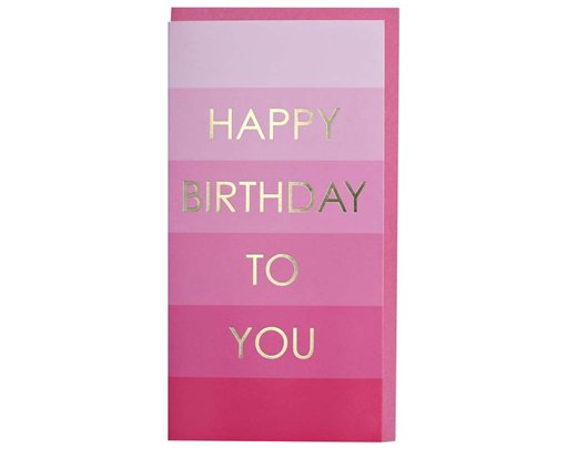 BIRTHDAY PINK MONEY WALLET 12S