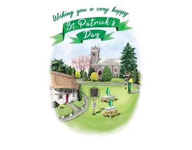 7x5in SCENE ST PATRICK'S DAY REGAL 6S