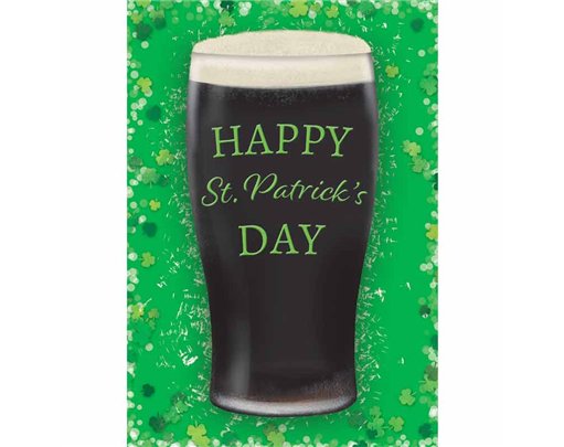 7x5in PINT ST PATRICK'S DAY REGAL 6S