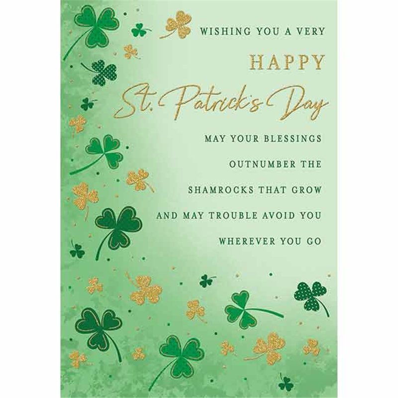 7x5in VERSE ST PATRICK'S DAY REGAL 6S