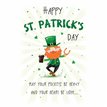 7x5in LEPRECHAUN ST PATRICK'S DAY REGAL 6S