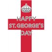 7x5in FLAG ST GEORGE'S DAY REGAL 6S