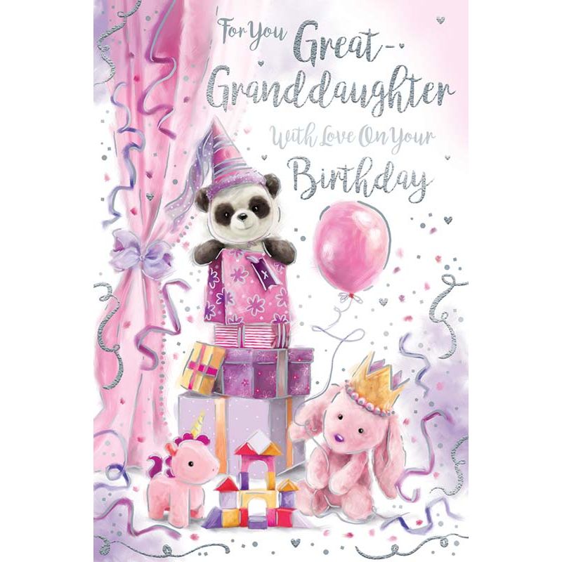 C75 GREAT GRANDDAUGHTER BIRTHDAY KINGFISHER 6S