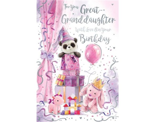 C75 GREAT GRANDDAUGHTER BIRTHDAY KINGFISHER 6S