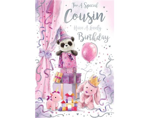 C75 COUSIN FEMALE BIRTHDAY KINGFISHER 6S
