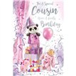 C75 COUSIN FEMALE BIRTHDAY KINGFISHER 6S