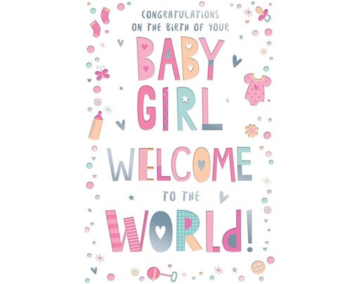 C75 BABY GIRL CONGRATS KINGFISHER 6S