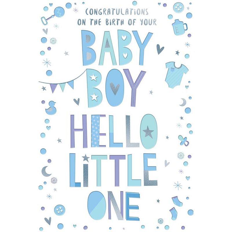 C75 BABY BOY CONGRATS KINGFISHER 6S