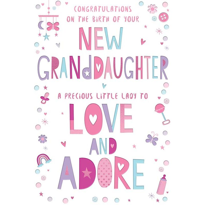 C75 BABY GRANDDAUGHTER CONGRATS KINGFISHER 6S