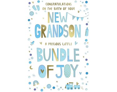 C75 BABY GRANDSON CONGRATS KINGFISHER 6S