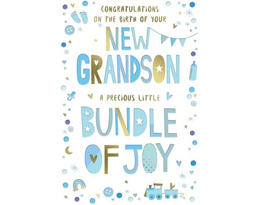 C75 BABY GRANDSON CONGRATS KINGFISHER 6S