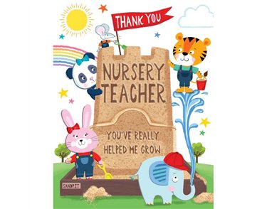 C50 THANK YOU NURSERY RAINBOW 6S