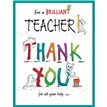 C50 THANK YOU TEACHER BRIGHT SPARKS 6S