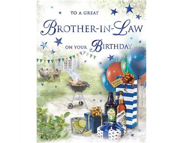 C50 BROTHER IN LAW BIRTHDAY SPECIAL THOUGHTS 6S