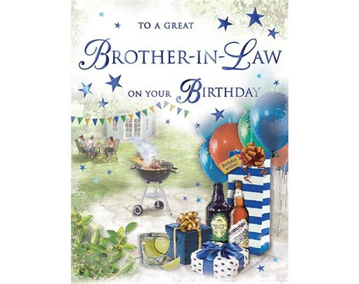 C50 BROTHER IN LAW BIRTHDAY SPECIAL THOUGHTS 6S