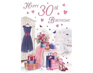 C75 AGE 30 FEMALE BIRTHDAY SPECIAL THOUGHTS 6S