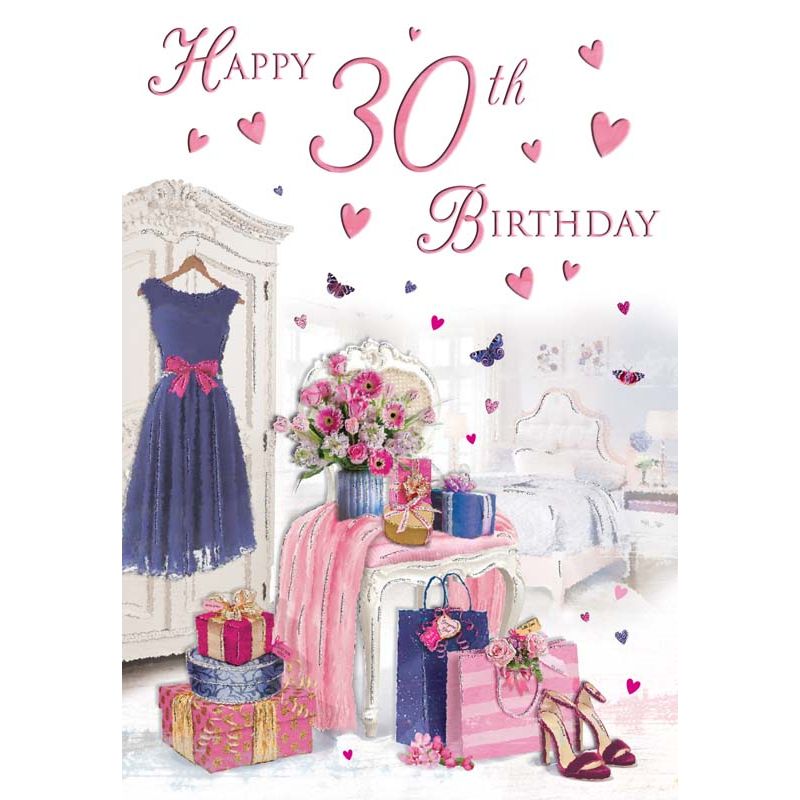 C75 AGE 30 FEMALE BIRTHDAY SPECIAL THOUGHTS 6S