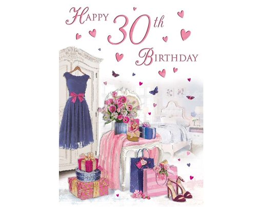 C75 AGE 30 FEMALE BIRTHDAY SPECIAL THOUGHTS 6S