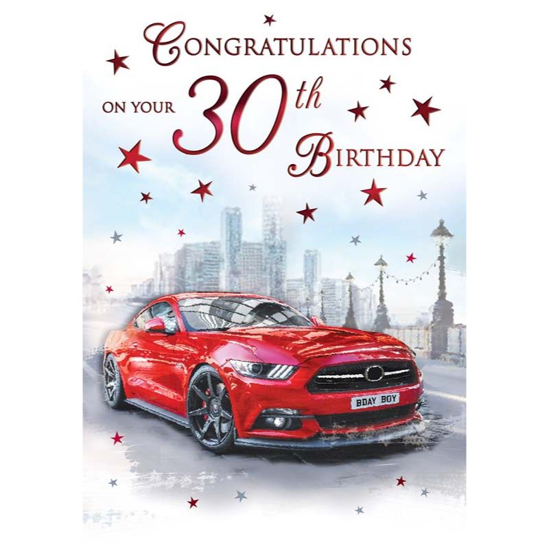 C75 AGE 30 MALE BIRTHDAY SPECIAL THOUGHTS 6S