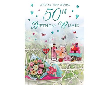 C75 AGE 50 FEMALE BIRTHDAY SPECIAL THOUGHTS 6S