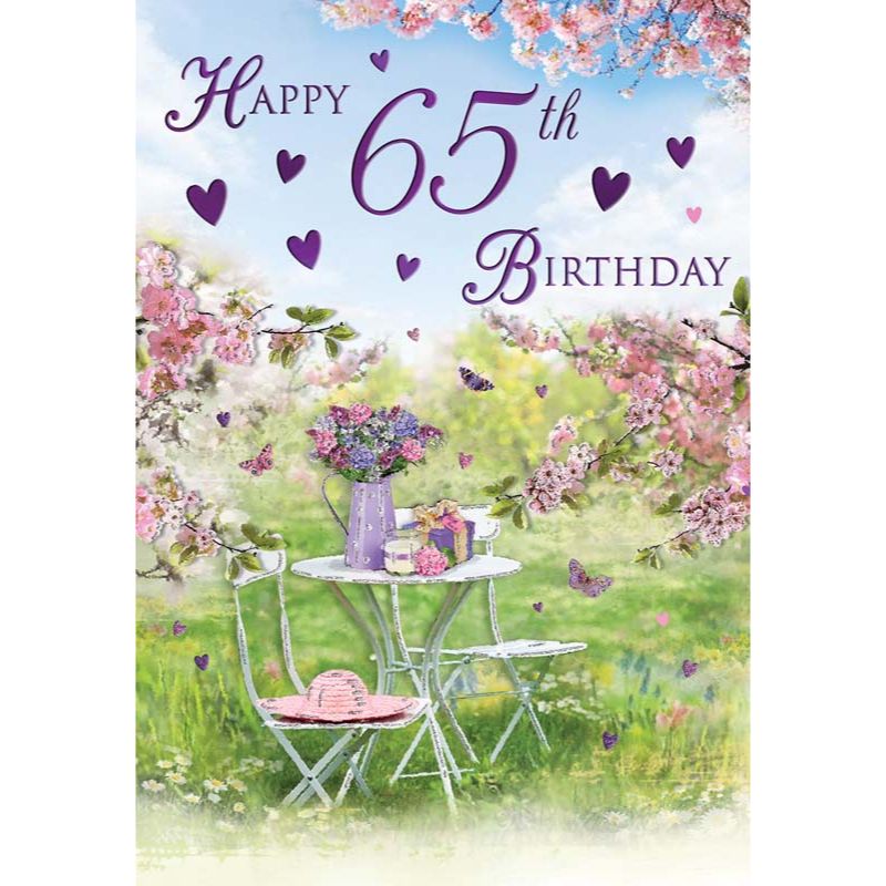 C75 AGE 65 FEMALE BIRTHDAY SPECIAL THOUGHTS 6S