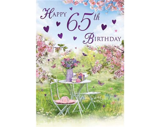 C75 AGE 65 FEMALE BIRTHDAY SPECIAL THOUGHTS 6S