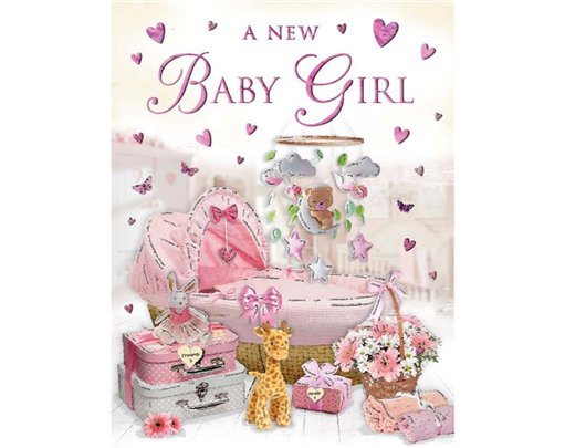 C50 BABY GIRL CONGRATS SPECIAL THOUGHTS 6S