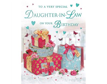 C50 DAUGHTER IN LAW BIRTHDAY SPECIAL THOUGHTS 6S