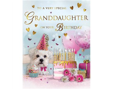 C50 GRANDDAUGHTER BIRTHDAY SPECIAL THOUGHTS 6S