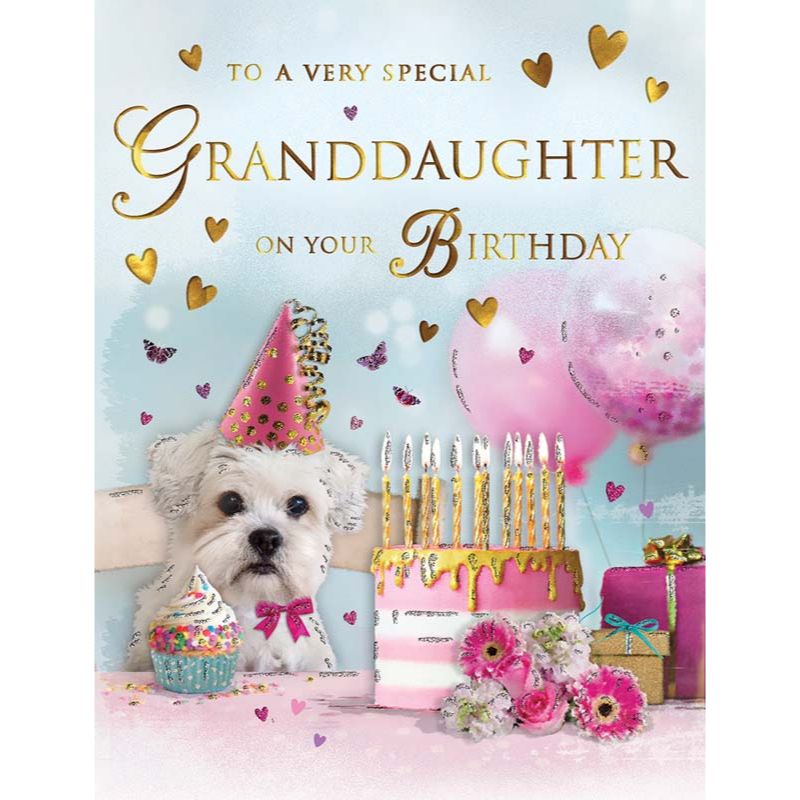 C50 GRANDDAUGHTER BIRTHDAY SPECIAL THOUGHTS 6S