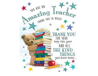 C50 THANK YOU TEACHER HONEYBUN 6S