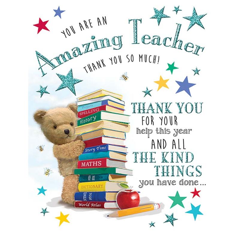 C50 THANK YOU TEACHER HONEYBUN 6S