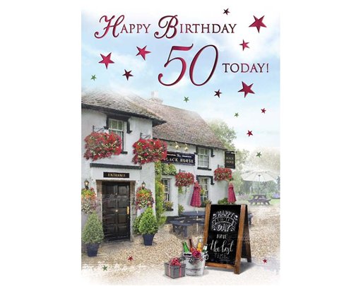 C75 AGE 50 MALE BIRTHDAY SPECIAL THOUGHTS 6S