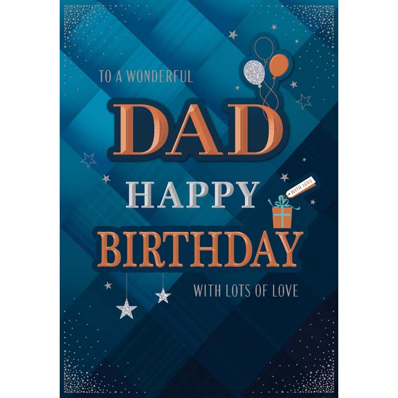 10x7in DAD BIRTHDAY BOXED CARD 3S