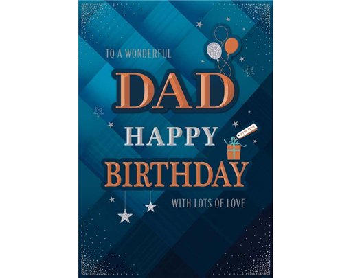 10x7in DAD BIRTHDAY BOXED CARD 3S