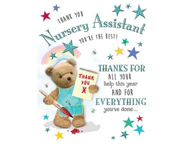 C50 THANK YOU NURSERY ASSISTANT HONEYBUN 6S