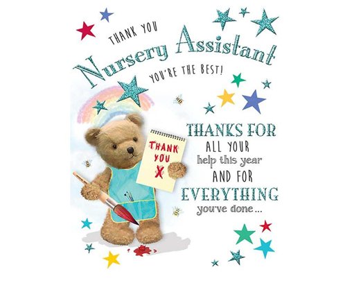 C50 THANK YOU NURSERY ASSISTANT HONEYBUN 6S