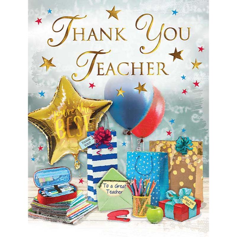 C50 THANK YOU TEACHER SPECIAL THOUGHTS 6S