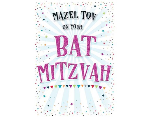 C35 BAT MITZVAH LET'S CELEBRATE 6S