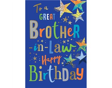 C75 BROTHER IN LAW BIRTHDAY MORELLO 6S
